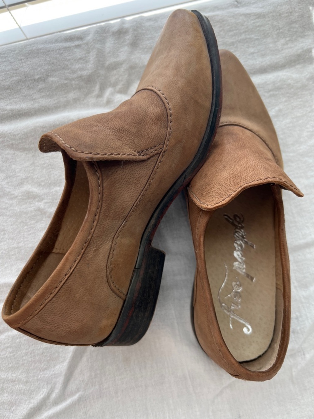 Free People All Leather Pointed-Toe Slip-On Flats EU 35 / US SZ 5 - Picture 5 of 5